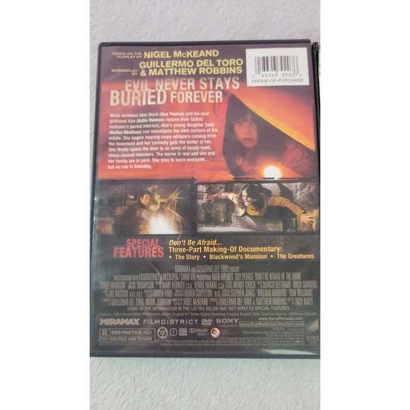 Horror DVD Lot Don't Be Afraid of the Dark (Katie Holmes) Ghost Ship Widescreen - Picture 3 of 8